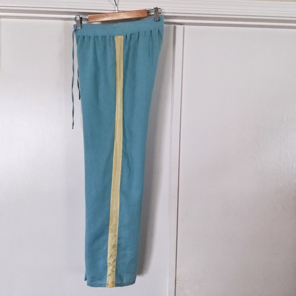 Willi Smith Pants - Willi Smith Linen Silk Relaxed Pant